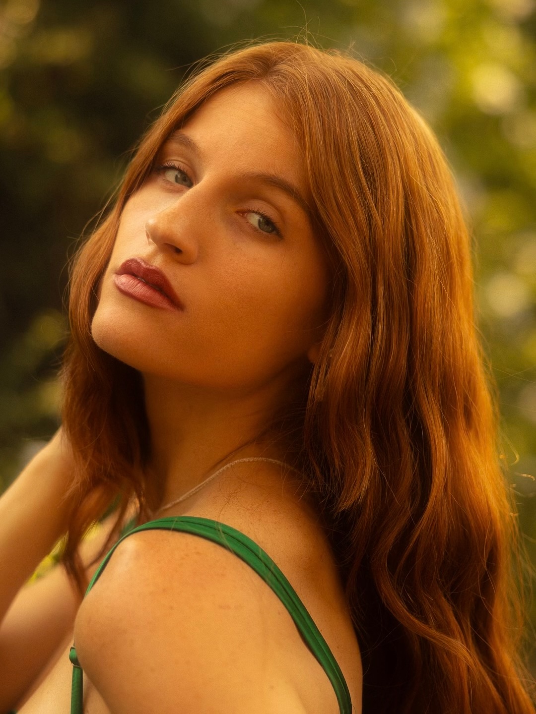 Jade Patteri, garden portrait