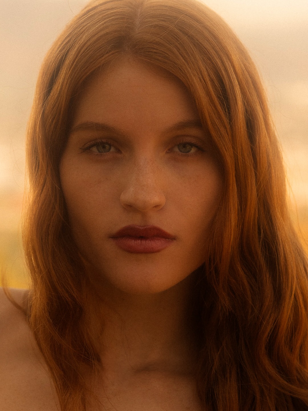 Jade Patteri, golden hour close-up portrait